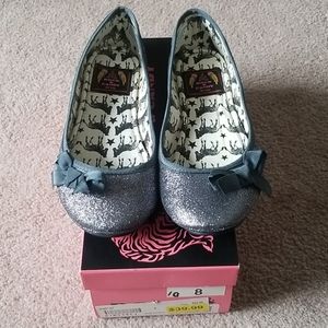 Sparkly slip ons